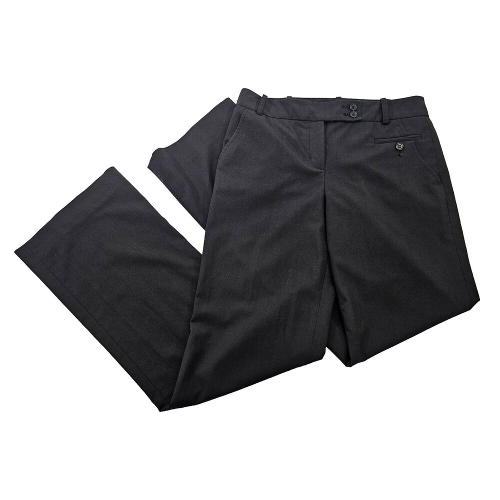 BCBGMAXAZRIA Women's Size 2 Black Wide Leg Dress Pants Slacks‎ Trousers EUC
